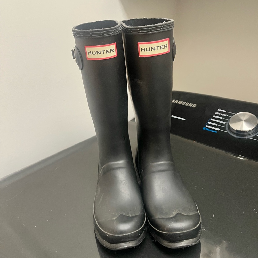 Hunter rain boots size 1